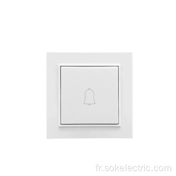Interrupteur d&#39;éclairage de sonnette domestique à prix d&#39;usine avec cadre